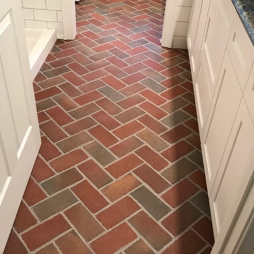 4x8 Square Edge Clay Pavers -  Pathway Beale Street preview 5