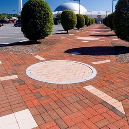 4x8 Square Edge Clay Pavers - Pathway Buff preview 3