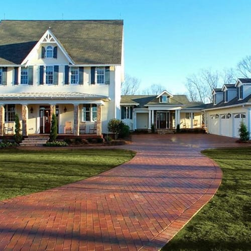 Beveled Edge Clay Pavers - English Edge Rose preview 4