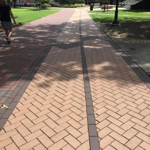 Beveled Edge Clay Pavers -  English Edge Buff preview 2