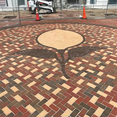 Beveled Edge Clay Pavers -  English Edge Buff preview 5