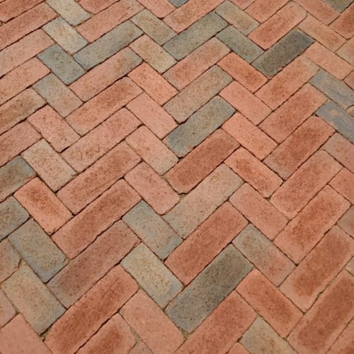 Antique Clay Paver - Rumbled 4" x 12" preview 2