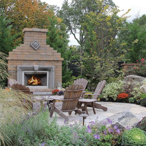Fireplace with Verona Wall preview 2
