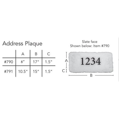 Accents and Trim - Address Plaque preview 2