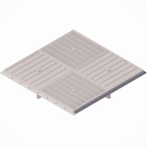 24" Square Frame with Four 12" Square Flat Grate Anti-Entrapment Suction Outlet Covers (24xxx)