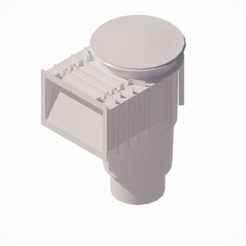 Flow Star® Standard Skimmer with Flush Face, Float Assembly, Basket, Lid and Adjustable Collar (SKR2xxF)
