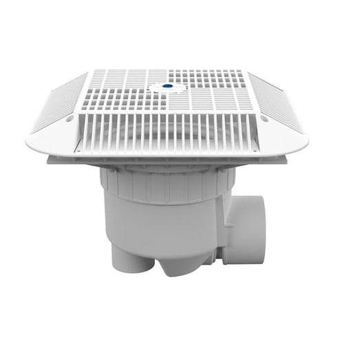 16" Square Anti-Entrapment Suction Outlet with PVC Side 3" Socket x 4" Spigot Port Sump (1216xxxSSB) preview 1