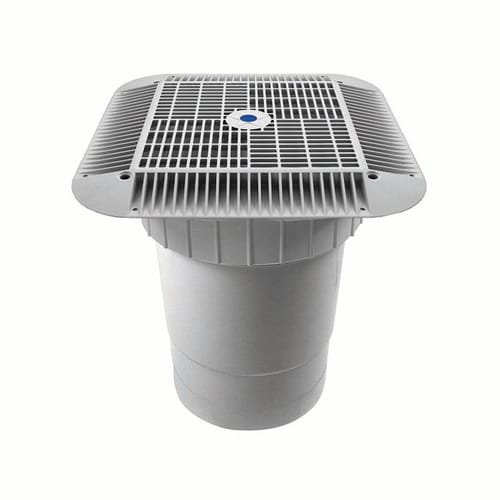 12" Square MoFlow™ Suction Outlet Cover with PVC Side 3" Socket x 4" Spigot Port Sump (12MFxxxSSB) preview 4