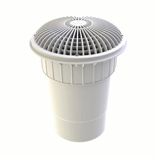 10" Round MoFlow™ Suction Outlet Cover with PVC Side 3" Socket x 4" Spigot Port Sump (10MFxxxSSB) preview 2
