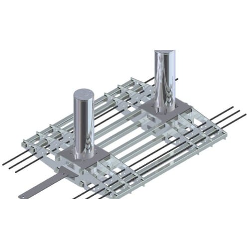 BLG-02-SM-R-350 (M30/K4) Shallow Mount Removable Bollard preview 1