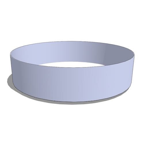 Cornten Steel Round Planter - 42" - 48" Diameter