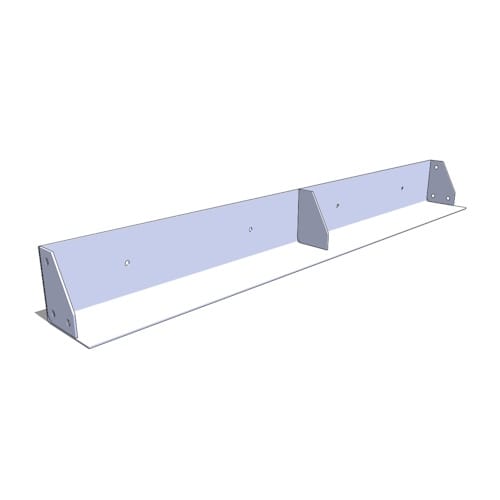 High Corten Steel Straight Edging - 5" High - 5" Bottom Flange