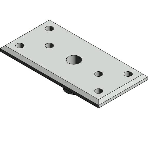 NBMIKE - Slim Glass Rail Mount