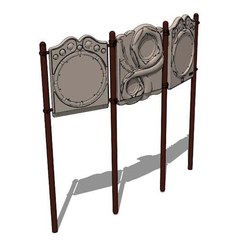 Play Structure: Musical Activity Panel Set of 3 (PFS088)