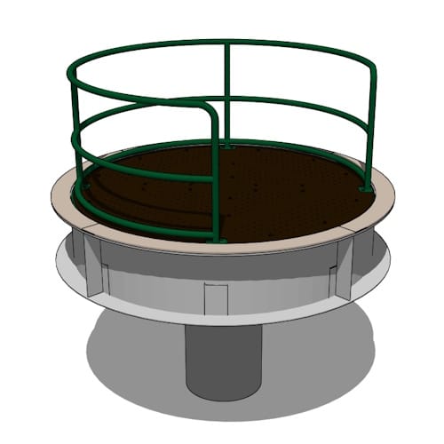 Play Structure: Wheelchair Accessible Merry Go Round (PFS064)