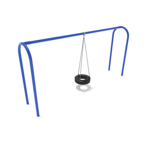 Swing Sets: 8 feet high Elite Arch Post Tire Swing (PSWTIRWS) preview 2