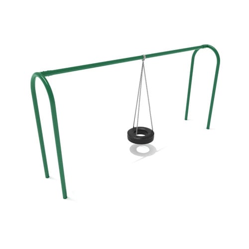 Swing Sets: 8 feet high Elite Arch Post Tire Swing (PSWTIRWS) preview 1