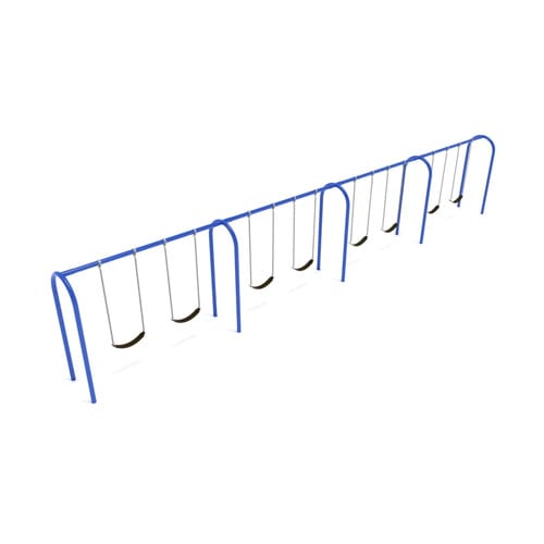 Swing Sets: 8 feet high Elite Arch Post Swing - 4 Bays (PSW008WS) preview 1