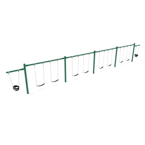 Swing Sets: 7/8 Feet High Elite Cantilever Swing - 4 Bay 2 Cantilevers (PSW420WS) preview 2