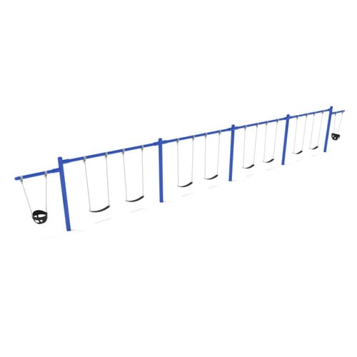 Swing Sets: 7/8 Feet High Elite Cantilever Swing - 4 Bay 2 Cantilevers (PSW420WS) preview 1