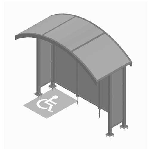 Bus Shelter: Pacific Series (90018-00)