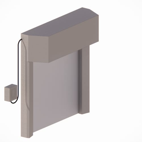 preview of Raptor Rigid High Speed Security Door - LH Drive - Radial