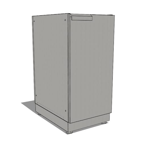 SKU 65621: Outdoor Kitchen Stainless Steel 16 in. 1-Door Cabinet