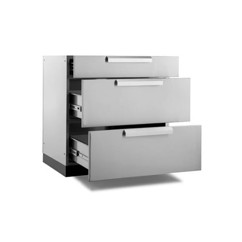 SKU 70003: Outdoor Kitchen Stainless Steel 3-Drawer Cabinet preview 2