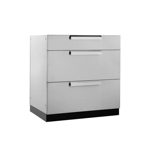 SKU 70003: Outdoor Kitchen Stainless Steel 3-Drawer Cabinet preview 4