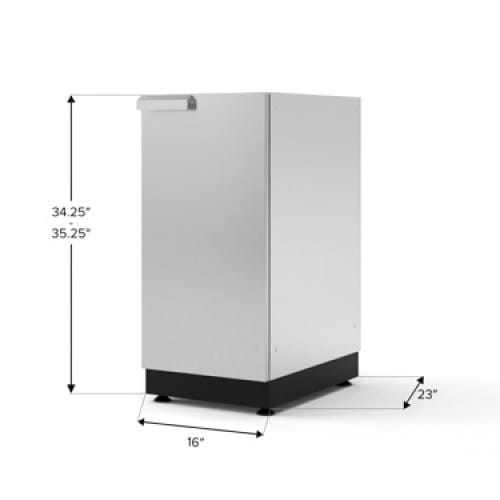 SKU 65621: Outdoor Kitchen Stainless Steel 16 in. 1-Door Cabinet preview 4
