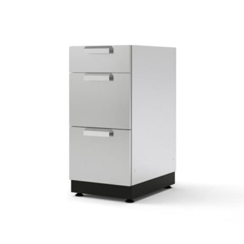 SKU 65623: Outdoor Kitchen Stainless Steel 16 in. 3-Drawer Cabinet preview 1