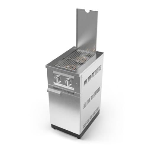 SKU 66289: Outdoor Kitchen Stainless Steel Platinum Dual Side Burner- SS preview 3