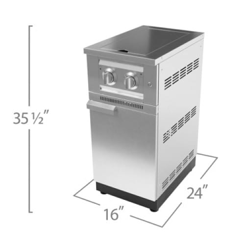 SKU 66289: Outdoor Kitchen Stainless Steel Platinum Dual Side Burner- SS preview 4