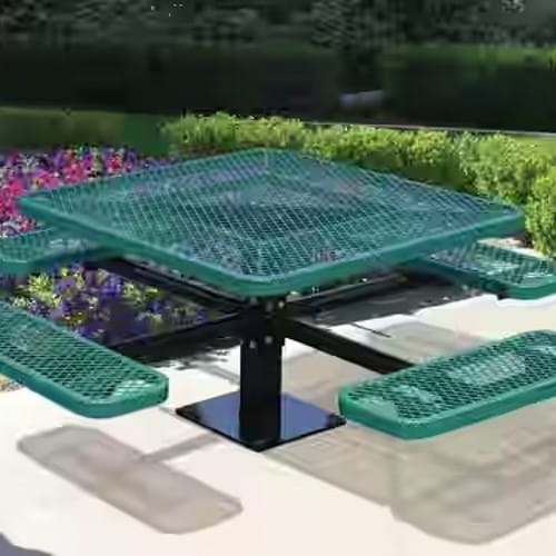 The City™ Series Square Pedestal Picnic Tables preview 1