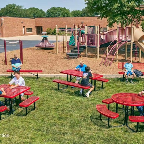 The City™ Series Round Wheelchair Accessible Picnic Tables preview 1