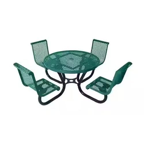 The City™ Series Round 4-Chair Picnic Table preview 2