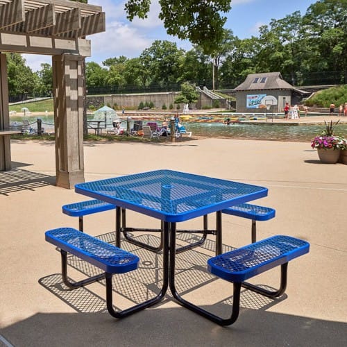 SuperSaver™ Commercial Square Picnic Table preview 1