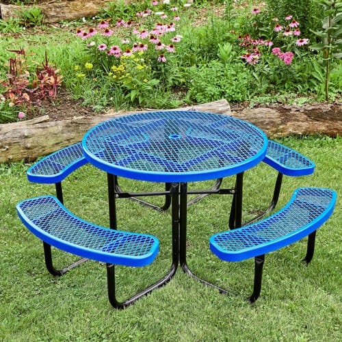 SuperSaver™ Commercial Round Picnic Table preview 1