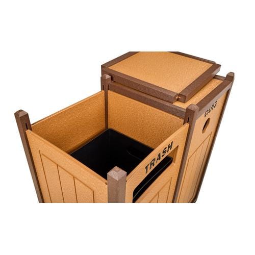Two-Tone Panel Design Recycling Containers - Two Units preview 6