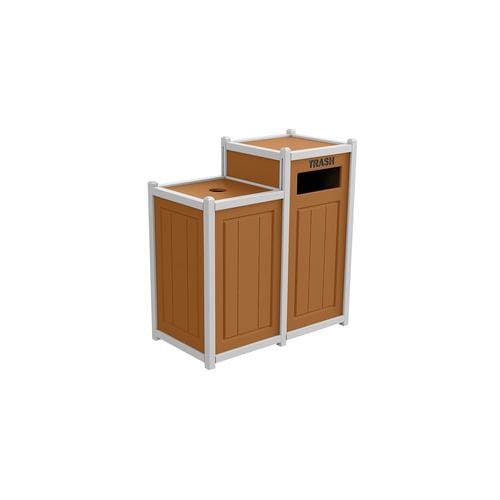 Two-Tone Panel Design Recycling Containers - Two Units preview 7