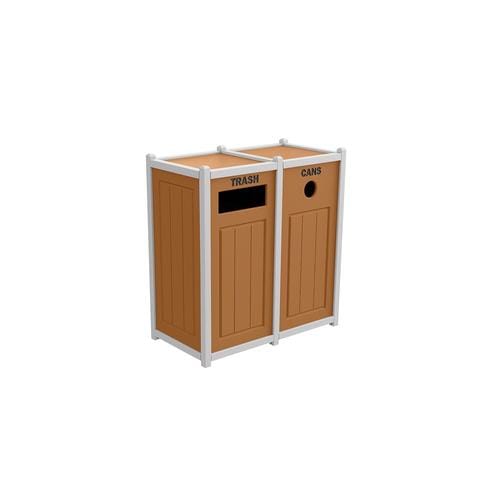 Two-Tone Panel Design Recycling Containers - Two Units preview 8