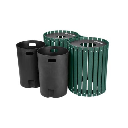 Round Slatted Recyclers - Two Units preview 2