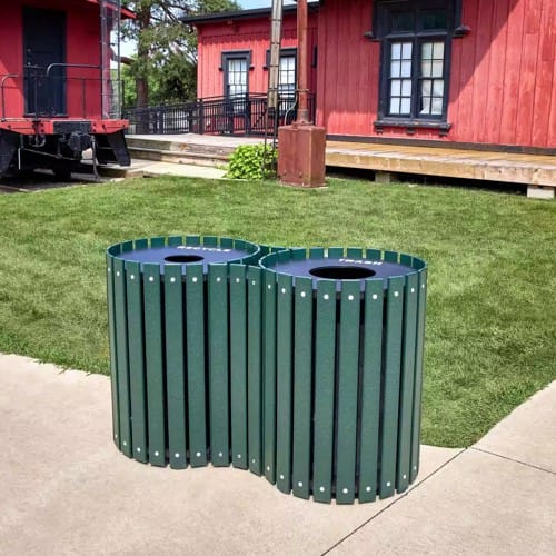 Round Slatted Recyclers - Two Units preview 1