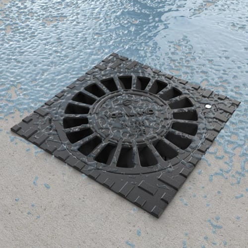 12x12 Cast Iron Floor Trap preview 4