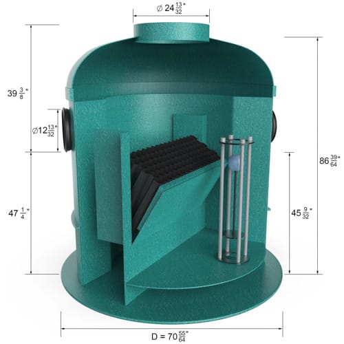 870 Gallon Oil / Water Separator OB1-15 preview 2