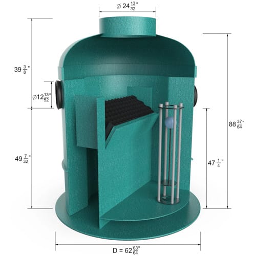 685 Gallon Oil / Water Separator OB1-10 preview 2