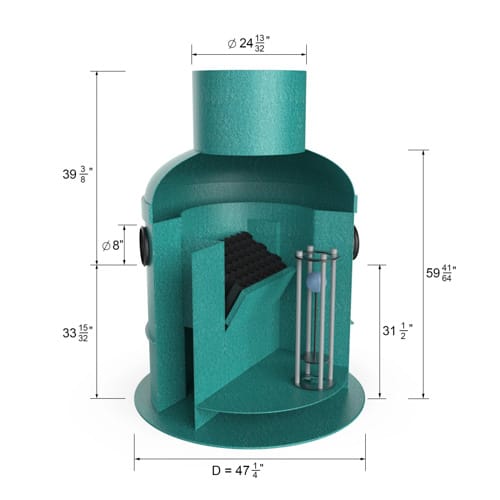 250 Gallon Oil / Water Separator OB1-3 preview 7