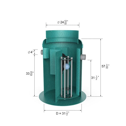 105 Gallon Oil / Water Separator OB1-1 preview 4
