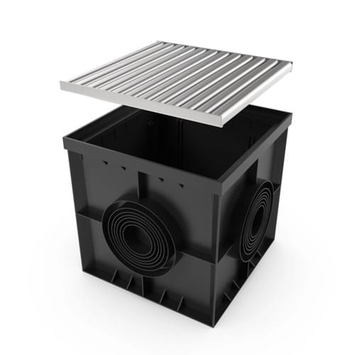 16X16 Catch Basin Stainless Steel ADA / HEEL Proof Grate Package preview 1