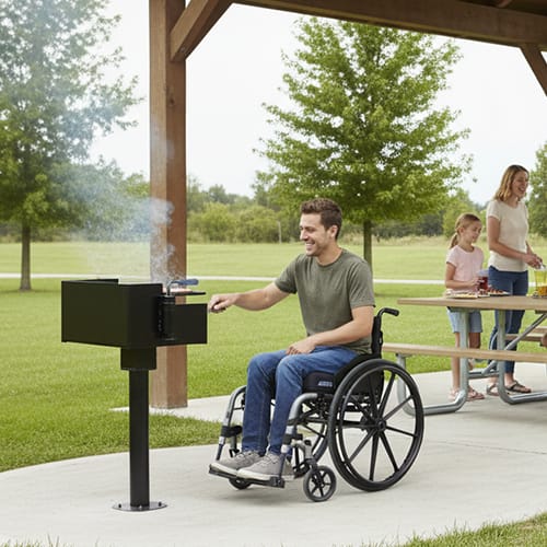 ADA Swivel Grate Grill preview 2